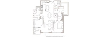 Cypress III Floor Plan at The Sutton, Atlanta, Georgia