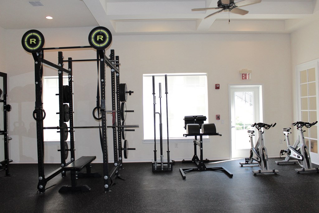 Fitness Center with weights at Cypress Legends, Fort Myers, Florida