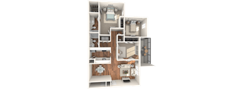 Cypress Floor Plan at Lakes at Suntree, Melbourne, 32940