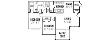 Cypress Floor Plan at Bella Vista on Park, Plant City, 33563
