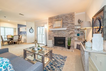 Living room with fireplace | High Oaks Living room with fireplace | High Oaks - Photo Gallery 6