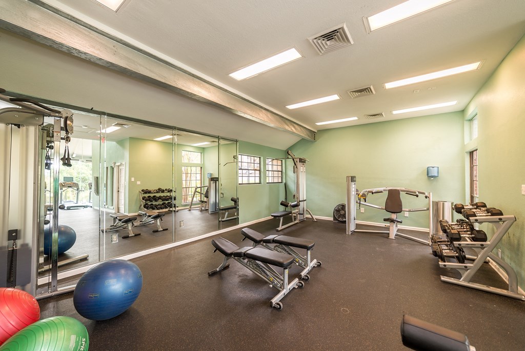 Fitness Center Fitness center at High Oaks, Austin, TX, 78759