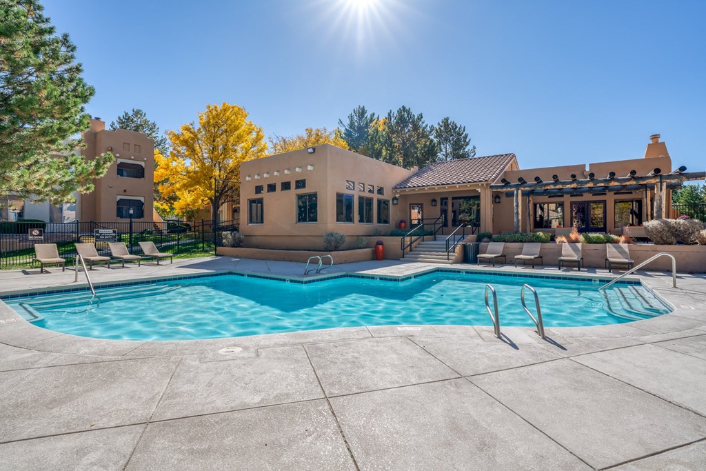 Swimming Poo at Altitude at Vizcaya, New Mexico
