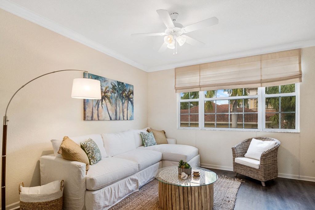 Living room at Floresta, Jupiter, FL, 33458