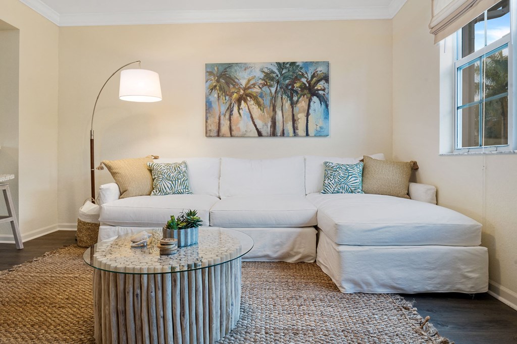 Living room at Floresta, Jupiter, 33458