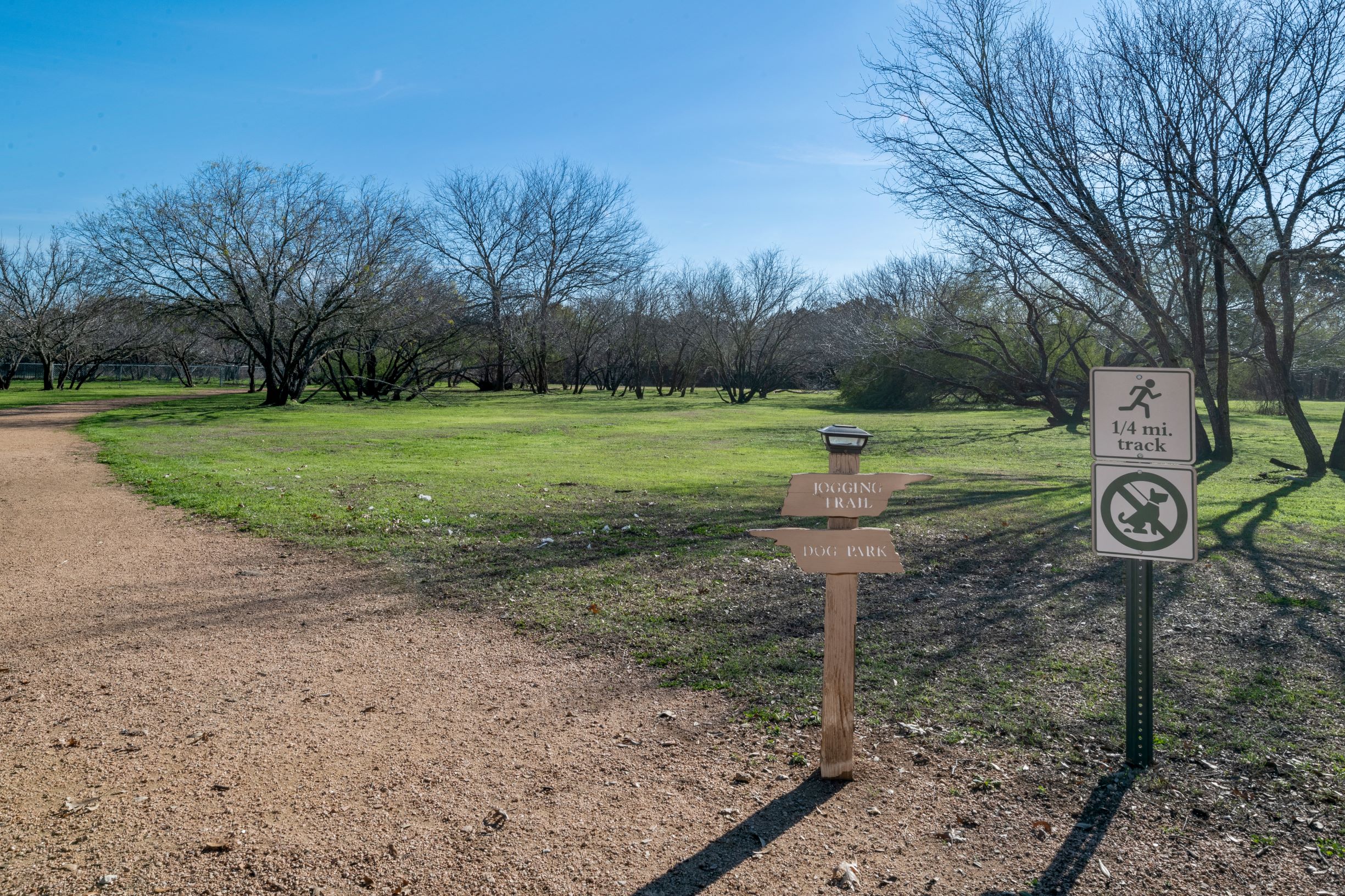 Nature park at The Park at Monterey Oaks, Austin, 78749