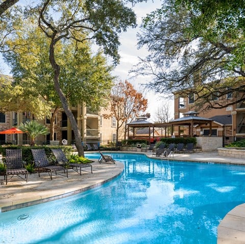 Pool at The Park at Monterey Oaks, Austin