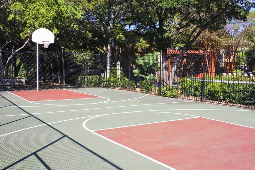 Get fresh air and play a game of basketball Basketball court | Northland at the Arboretum - Photo Gallery