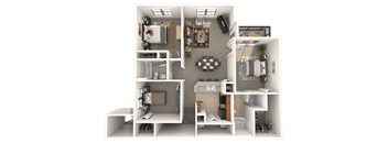 Delmar Floor Plan  at Estates at Heathbrook, Ocala, FL, 34474