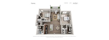 Osprey Floor Plan at Echo Lake, Florida