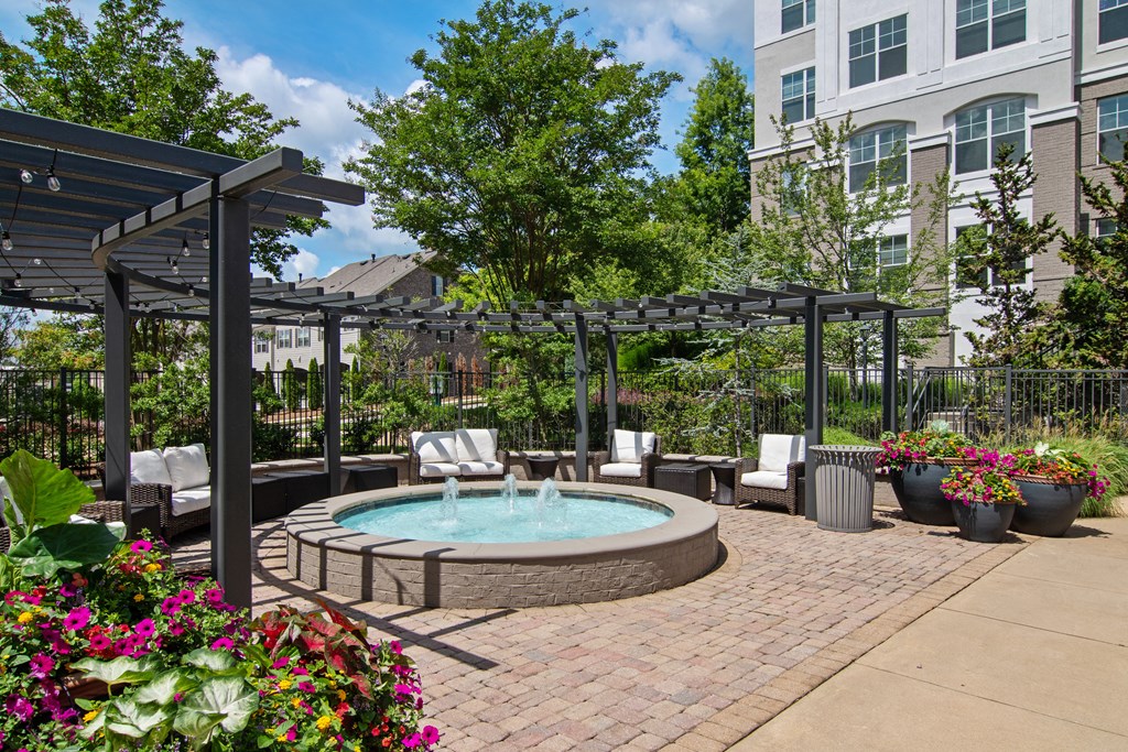 our apartments offer a clubhouse with a pool at Emblem Alpharetta, Alpharetta, GA, 30009