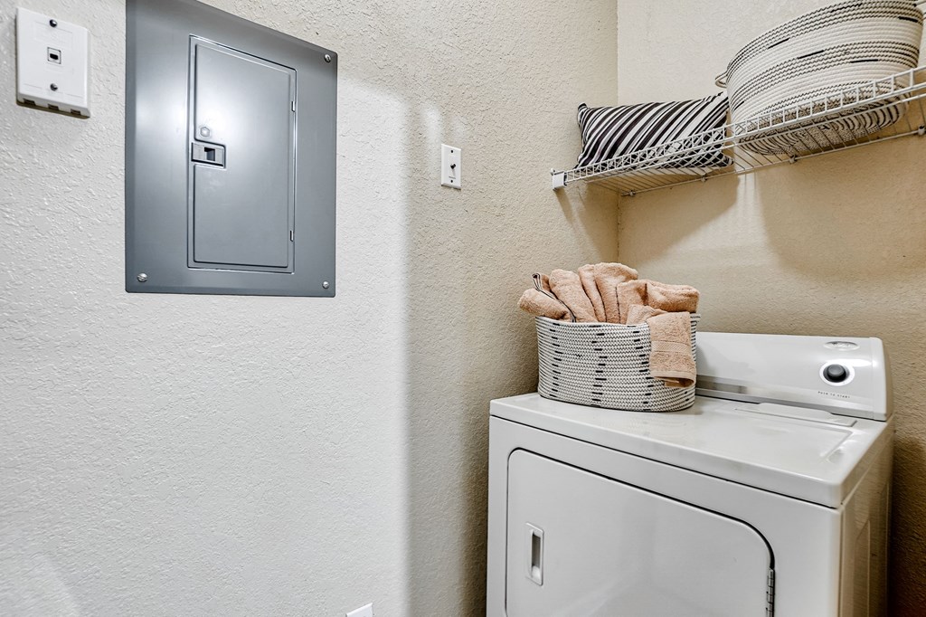 In-home laundry at Estates at Heathbrook, Florida