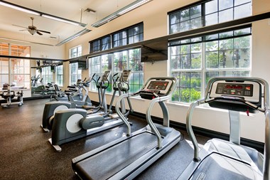 Fitness center with cardio equipment  | Estates at Heathbrook - Photo Gallery 4