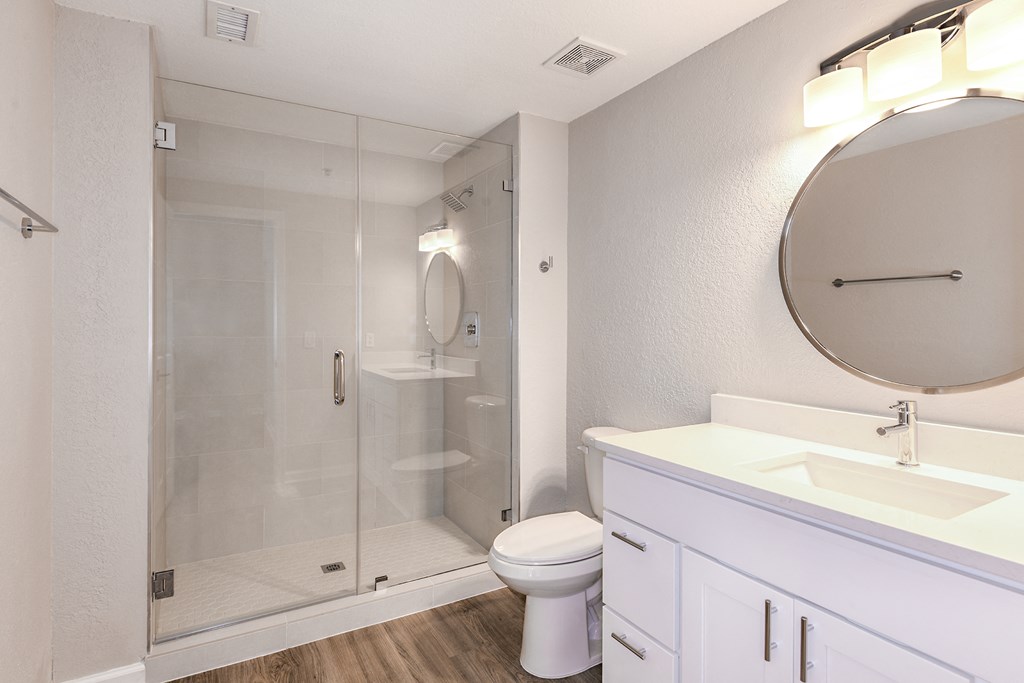 Newly Renovated Bathroom at Floresta, Jupiter, Florida