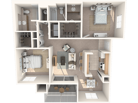 Ford Floor Plan at Promenade at Reflection Lakes, Florida