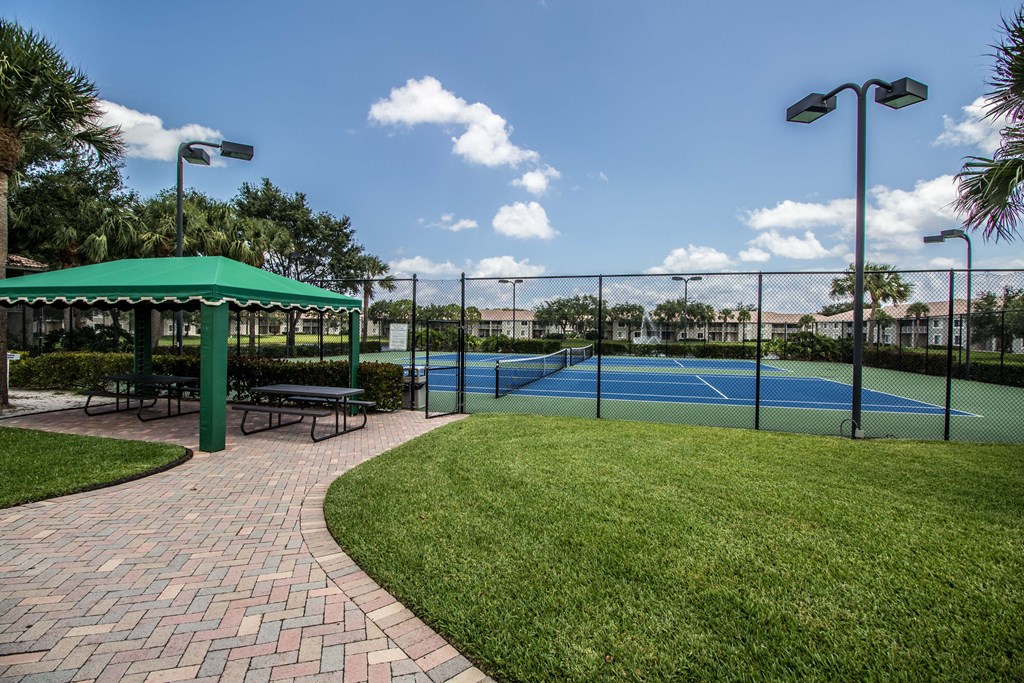 Tennis courts at Gateway Club, Boynton Beach, Florida