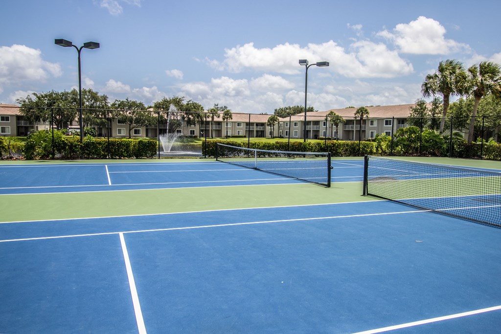 Tennis courts at Gateway Club, Florida, 33436