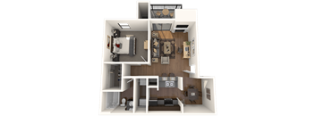Barton Creek Floor Plan at Great Hills, Texas