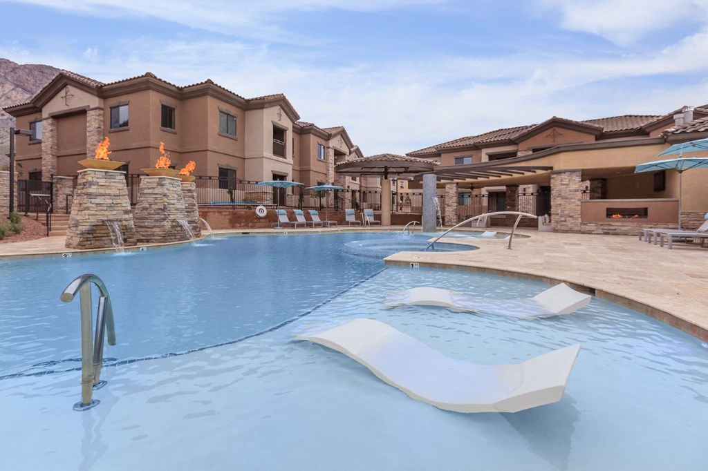 Resort style swimming pool at The Canyons at Linda Vista Trail, Arizona, 85704