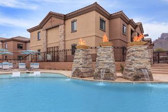 Resort style swimming pool | Canyons at Linda Vista Trail