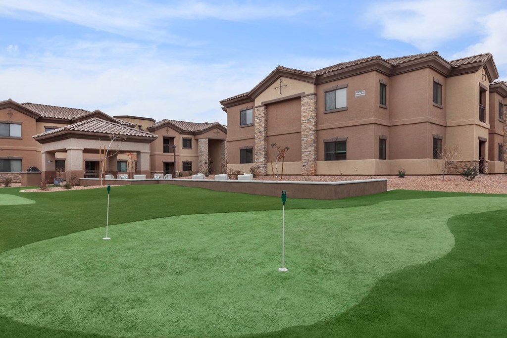 Putting green at The Canyons at Linda Vista Trail, Oro Valley, Arizona