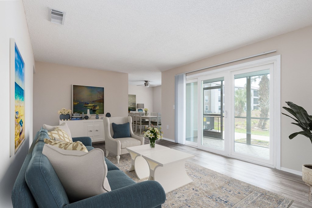 Living Room  at The Brittany, Indialantic, FL