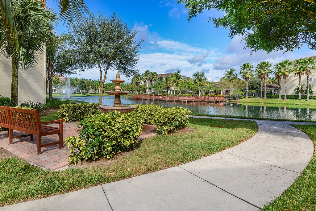 Enjoy the beautiful lakeside views at Yacht Club, Bradenton, FL