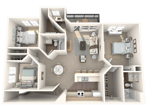 Jasper 2nd Floor Plan at Ashlar, Fort Myers, FL, 33907