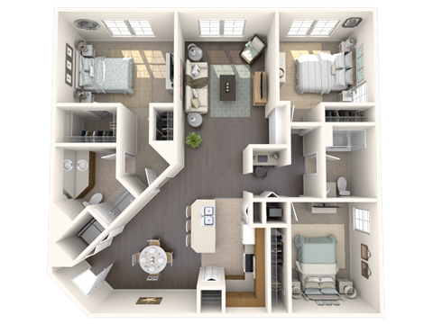 Juniper Floor Plan at Floresta, Florida