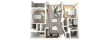Kent Floor Plan at Paramount on Lake Eola, Orlando