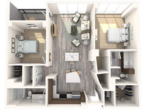 Kent Floor Plan at Paramount on Lake Eola, Orlando