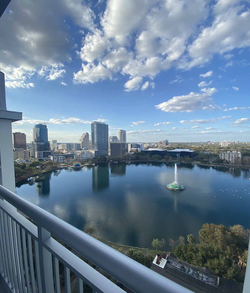 Views of Lake Eola from the Paramount at Paramount on Lake Eola, Florida