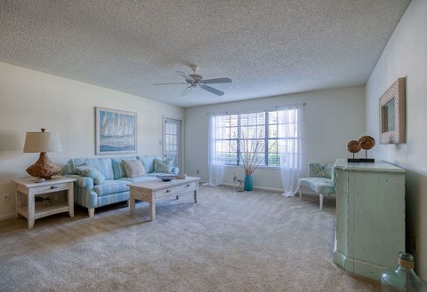 Living Room at Lakes at Suntree, Melbourne, FL, 32940