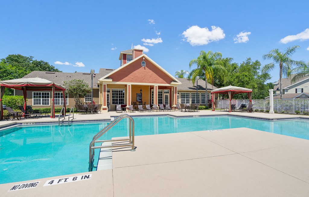 the swimming pool at our apartments at Bella Vista on Park, Florida