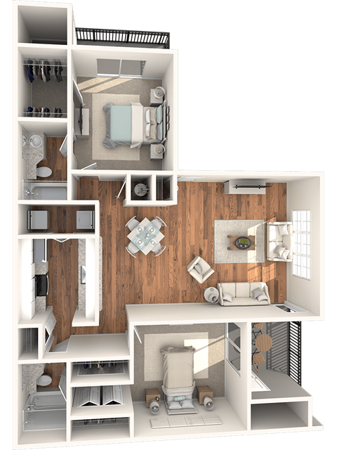 Magnolia Floor Plan at Lakes at Suntree, Melbourne, 32940