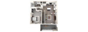 Manzano Floor Plan at Altitude at Vizcaya, Santa Fe, NM, 87505