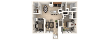 Marion Floor Plan at Estates at Heathbrook, Florida