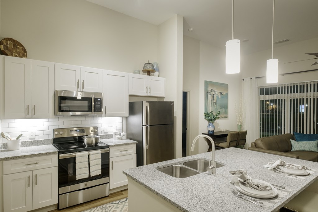 Kitchen at Lofts at Zebulon, Macon, 31210
