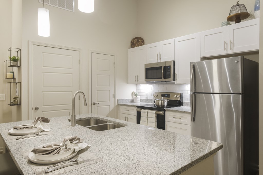 Kitchen at Lofts at Zebulon, Macon, 31210