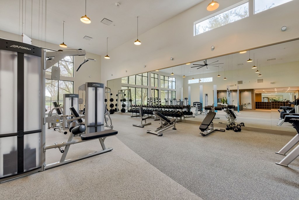 Fitness Center Fitness center at Monterey Ranch, Austin, TX