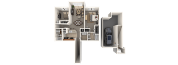 Morgan Floor Plan at Estates at Heathbrook, Ocala, Florida