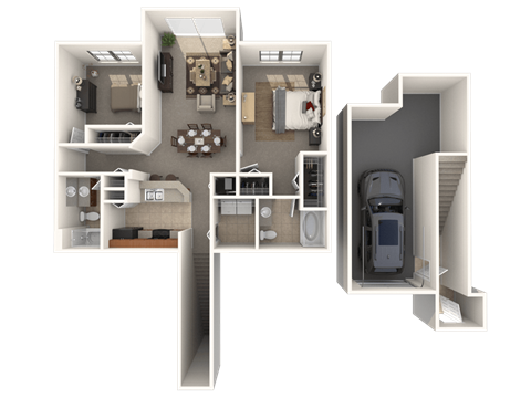 Morgan Floor Plan at Estates at Heathbrook, Ocala, Florida