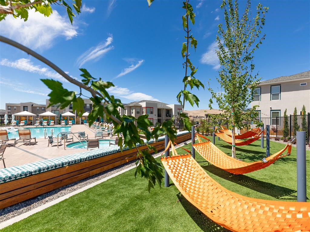 Hammock garden at Lumina at Spanish Springs, Sparks, Nevada