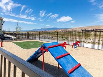 agility equipment in dog park  at Lumina at Spanish Springs, Sparks, 89436