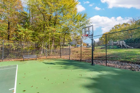 Full Outdoor Basketball Court at Thornberry Apartments, Charlotte