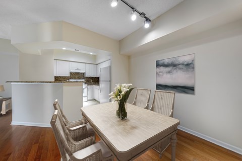 Open Concept Kitchen and Dining area