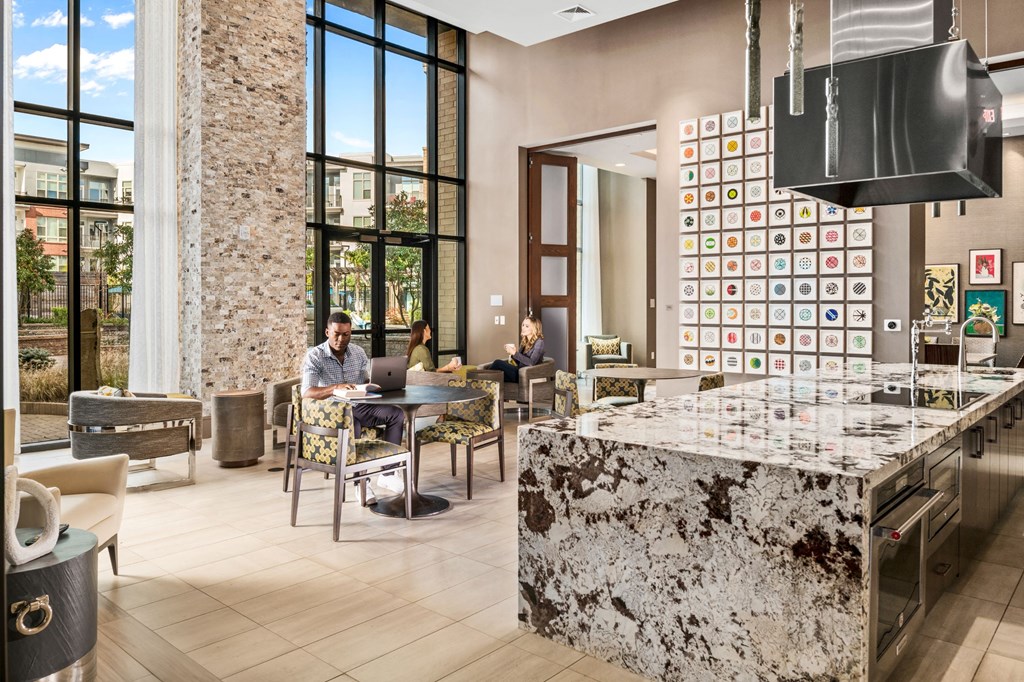 Demonstration kitchen at Inspire, Charlotte, NC, 28211