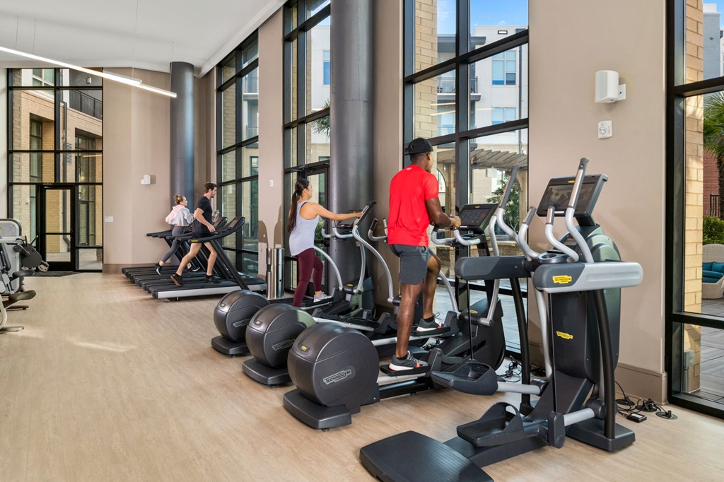 State of the art fitness center at Inspire, Charlotte, NC