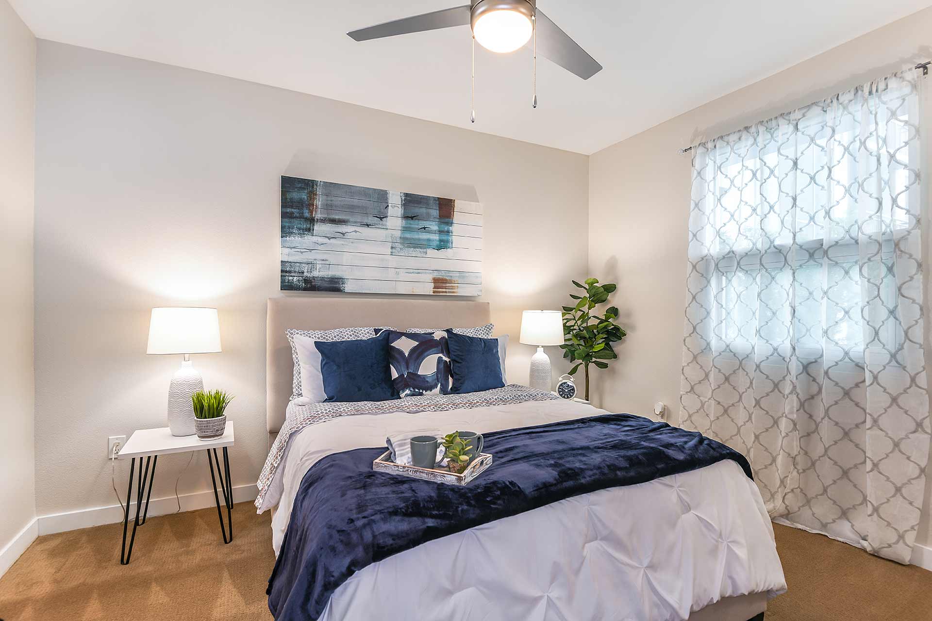 Bedroom area at Paramount on Lake Eola, Orlando, FL