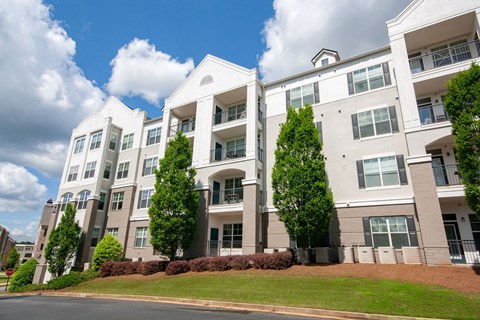 Building Exterior at Emblem Alpharetta Apartments, Alpharetta